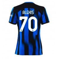 Inter Milan Alexis Sanchez #70 Hjemmebanetrøje Dame 2023-24 Kortærmet